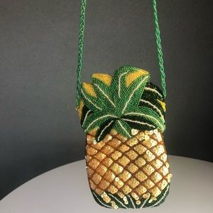 Pineapple sequin purse